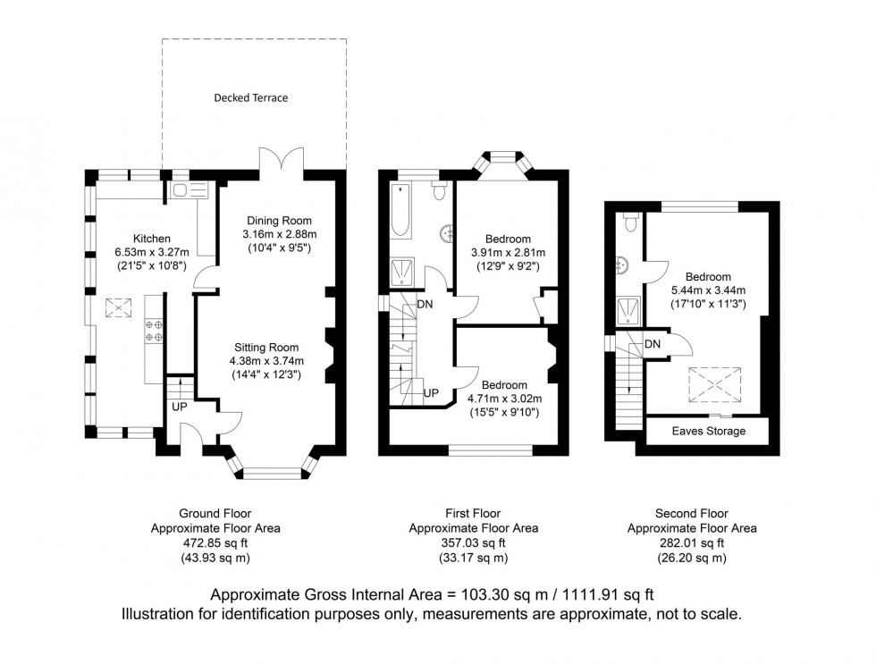 Floorplan for Highdown Road, Lewes, BN7