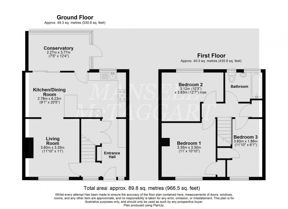 Floorplan for Fernhurst Close, Crawley, RH11