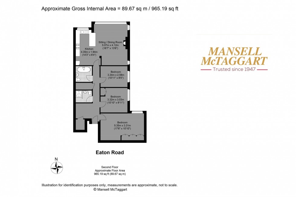 Floorplan for Eaton Road, Hove, BN3