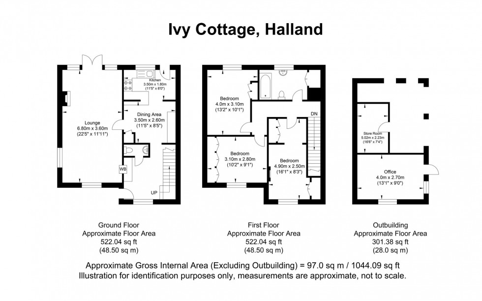 Floorplan for Eastbourne Road, Halland, BN8