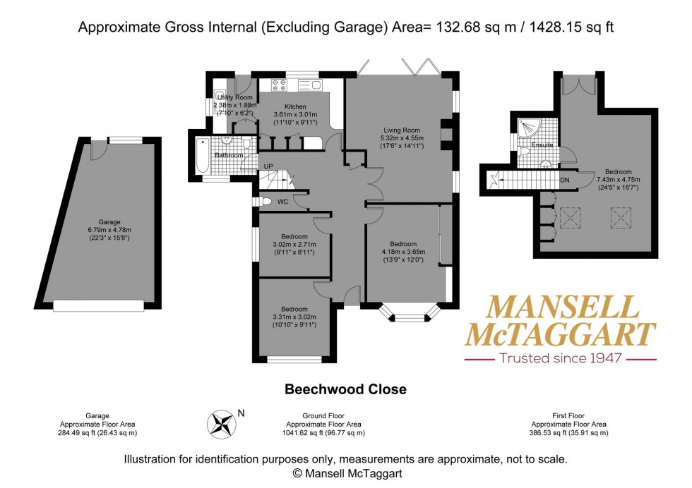 Floorplan for Beechwood Close, Brighton, BN1