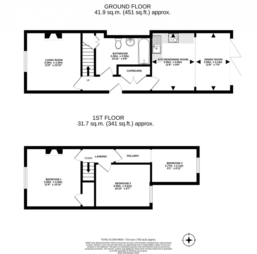 Floorplan for Mill Lane, Ifield, RH11