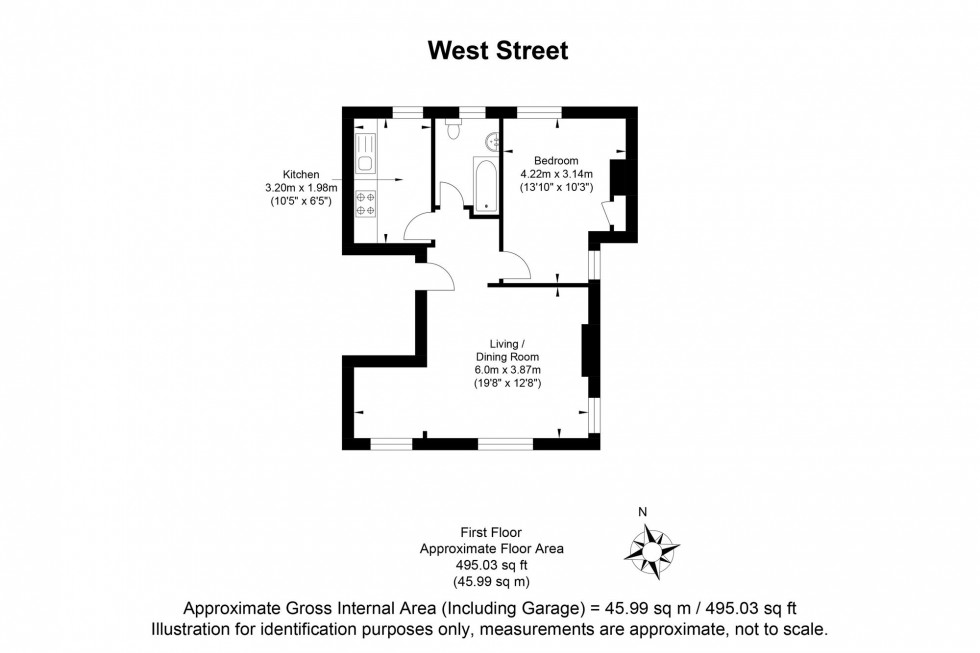 Floorplan for West Street, Billingshurst, RH14