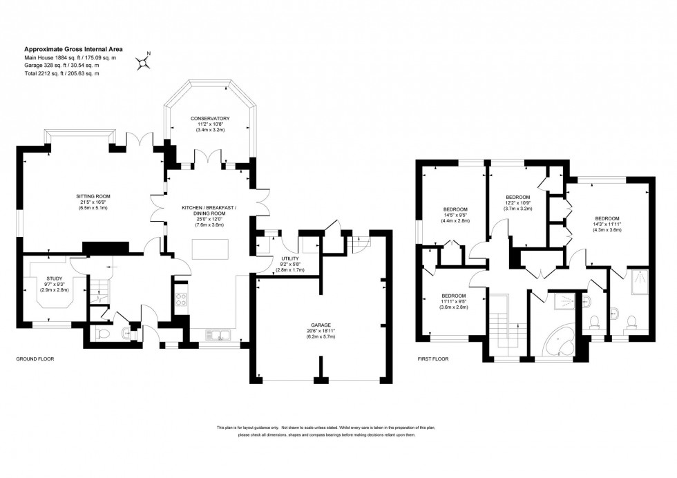 Floorplan for Hillside Walk, Haywards Heath, RH16