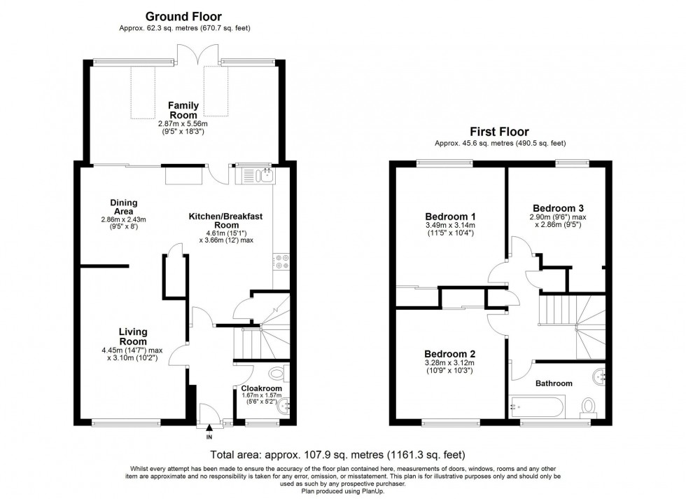 Floorplan for Greenacres, Crawley, RH10
