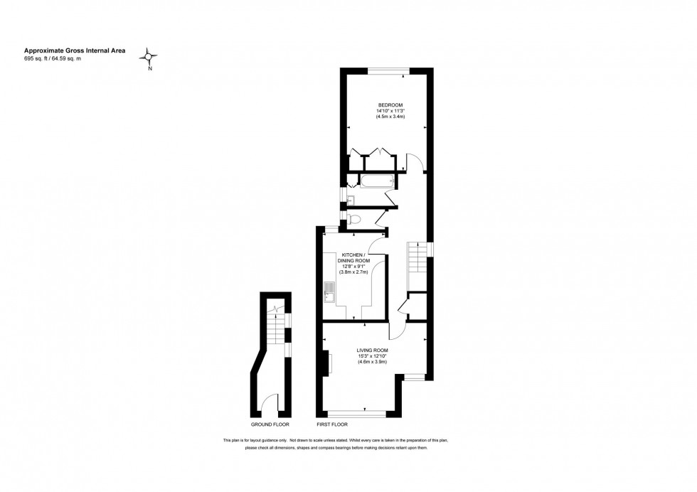 Floorplan for Queens Road, Haywards Heath, RH16