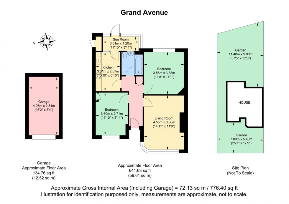 Floorplan for Grand Avenue, Hassocks, BN6