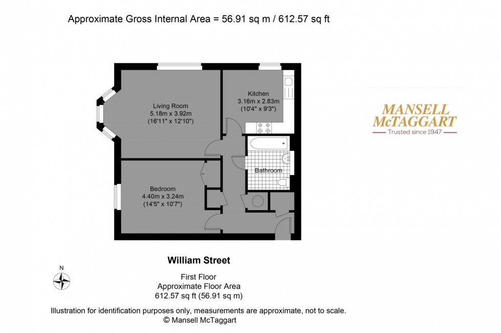 Floorplan for William Street, Pavilion Court Grand Parade Mews William Street, BN2