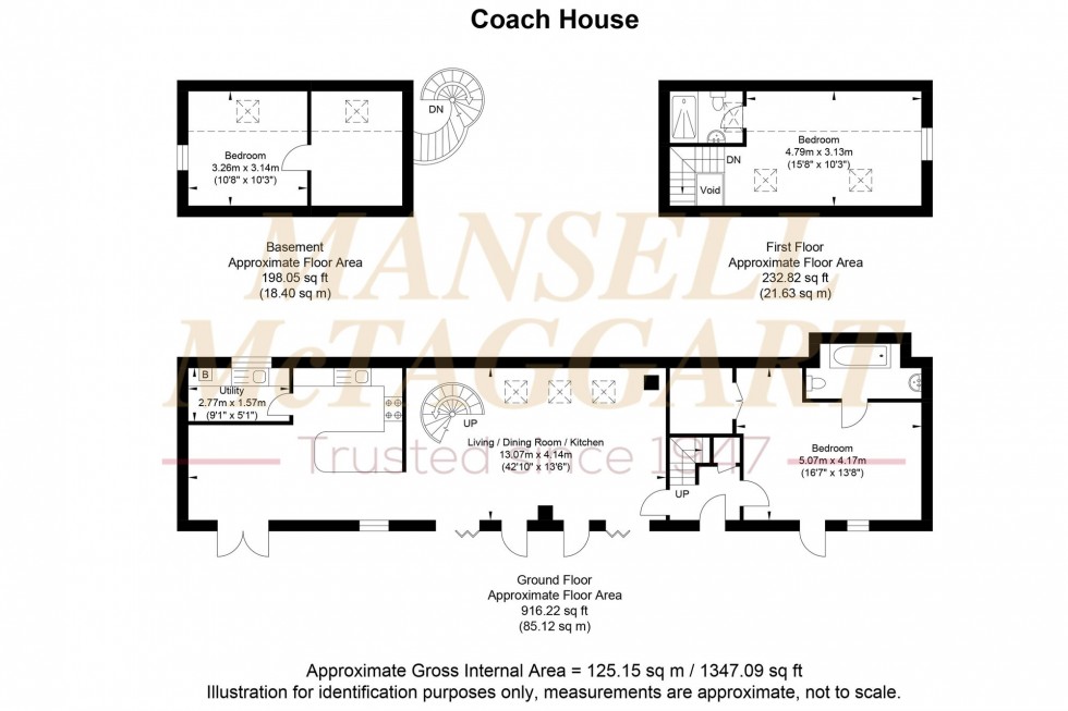 Floorplan for Stanford Avenue, Hassocks, BN6