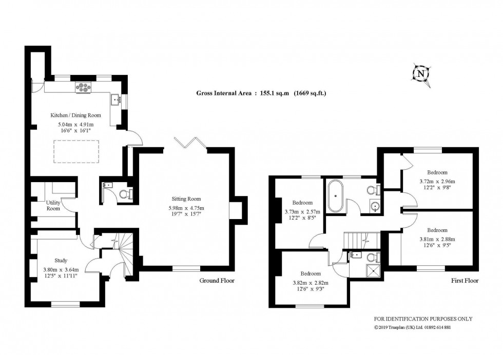 Floorplan for Marsh Green, Colemans Hatch, TN7