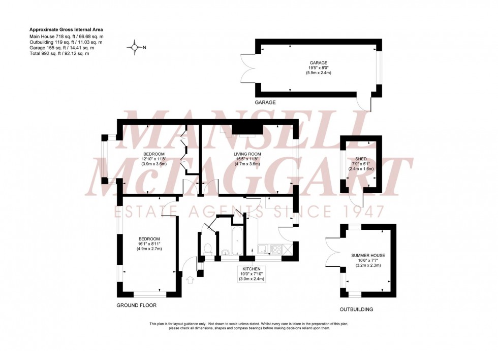 Floorplan for Inholmes Park Road, Burgess Hill, RH15