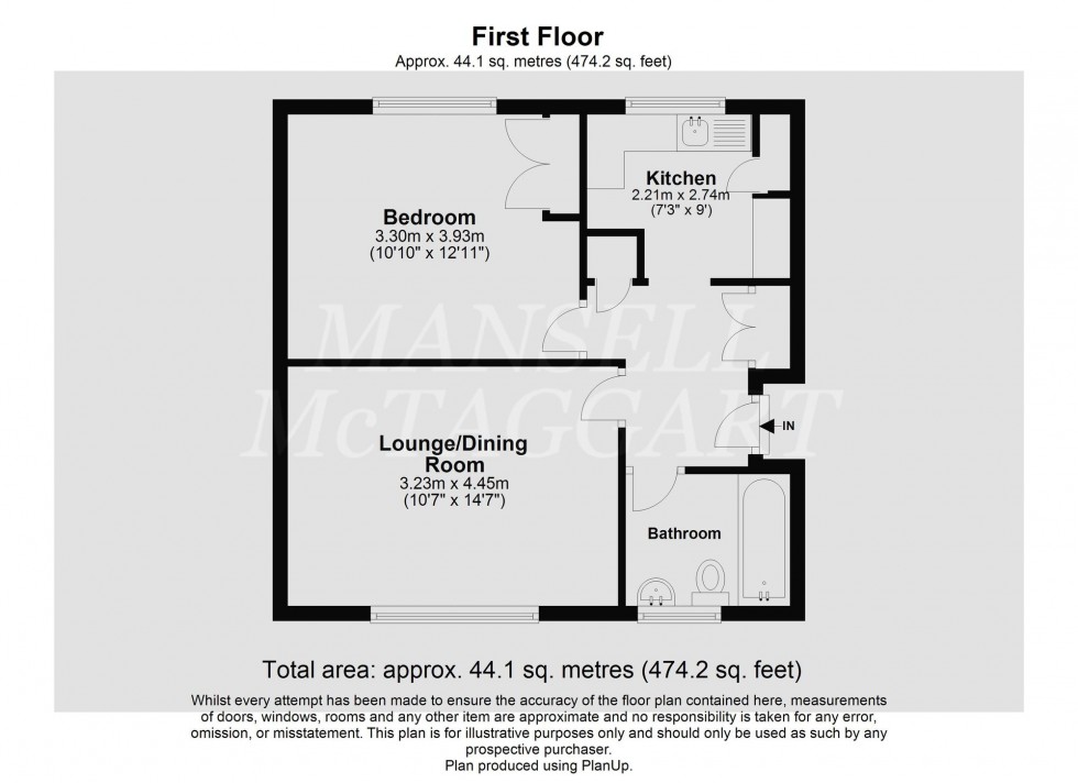 Floorplan for Framfield Close, Crawley, RH11