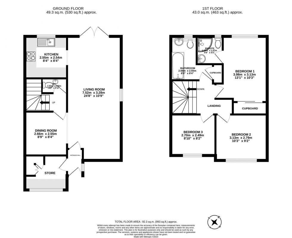 Floorplan for Fenchurch Road, Maidenbower, RH10