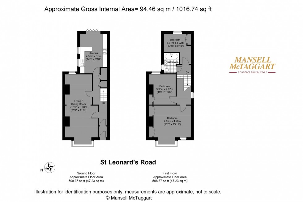 Floorplan for St. Leonards Road, Hove, BN3