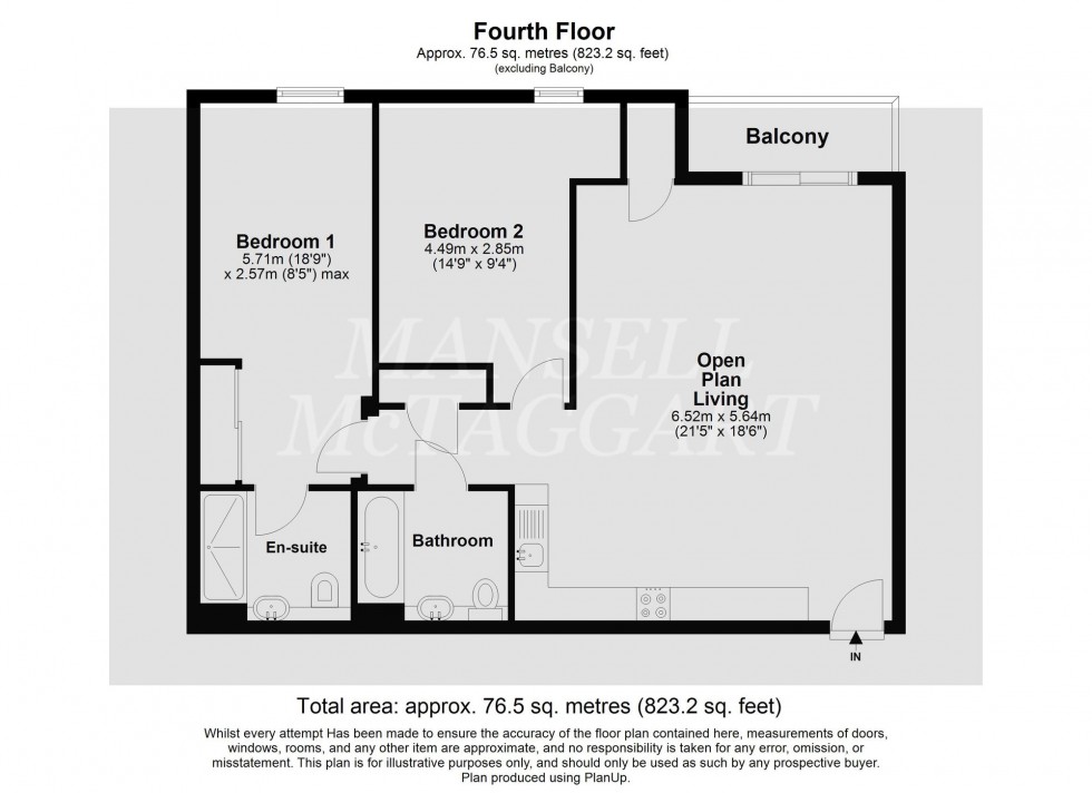 Floorplan for Queens Road, Elizabeth Place, RH19