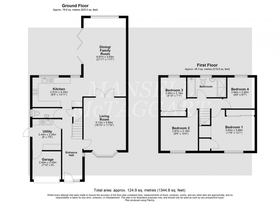 Floorplan for Capsey Road, Ifield, RH11