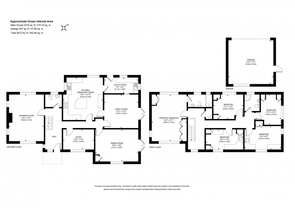 Floorplan for Birch Close, Haywards Heath, RH17