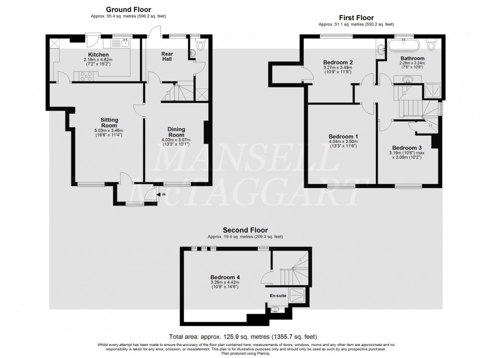 Floorplan for High Street, Nutley, TN22