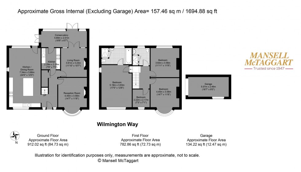 Floorplan for Wilmington Way, Brighton, BN1