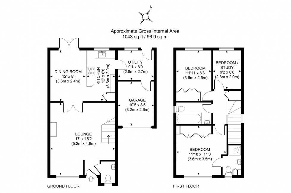 Floorplan for Old Barn Court, Haywards Heath, RH16