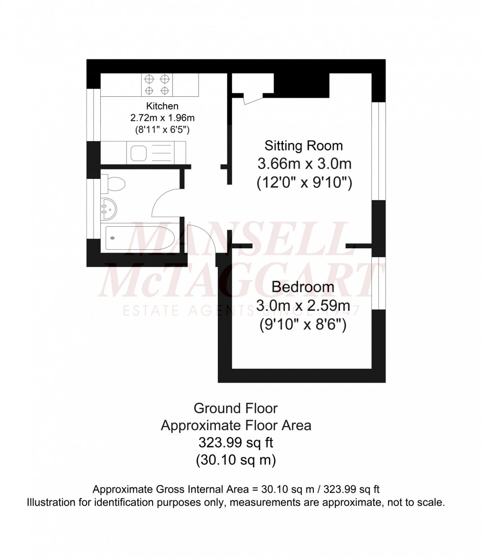 Floorplan for Tilletts Lane, Warnham, RH12