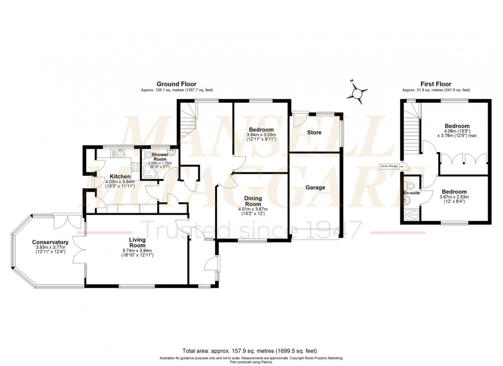 Floorplan for Harmers Hill, Newick, BN8