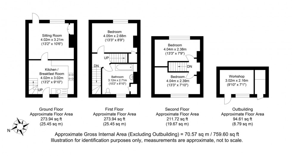 Floorplan for Weald Close, Barcombe, BN8