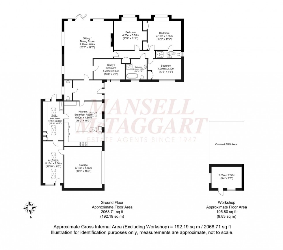Floorplan for High Street, Partridge Green, RH13