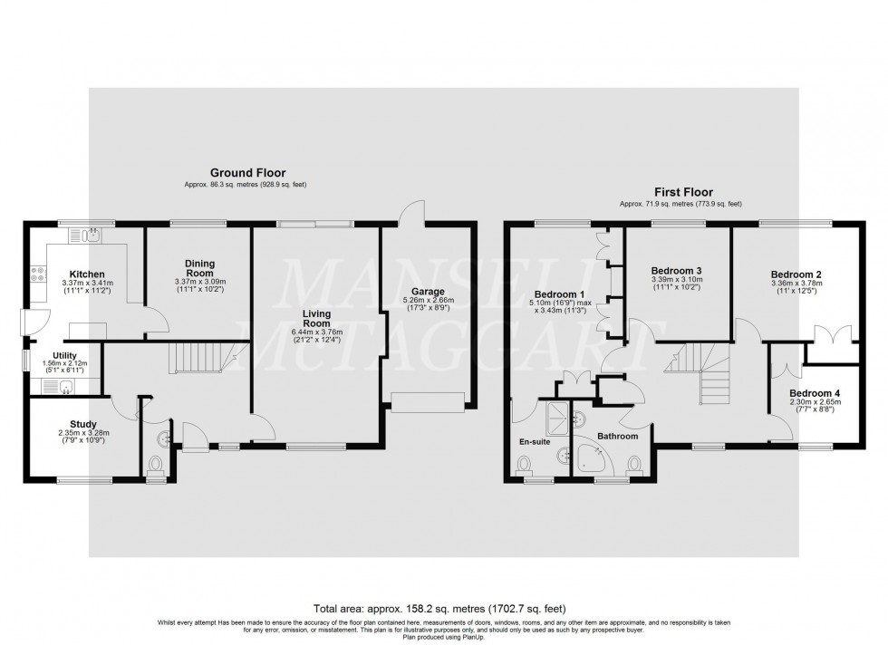 Floorplan for Charlwood Close, Copthorne, RH10