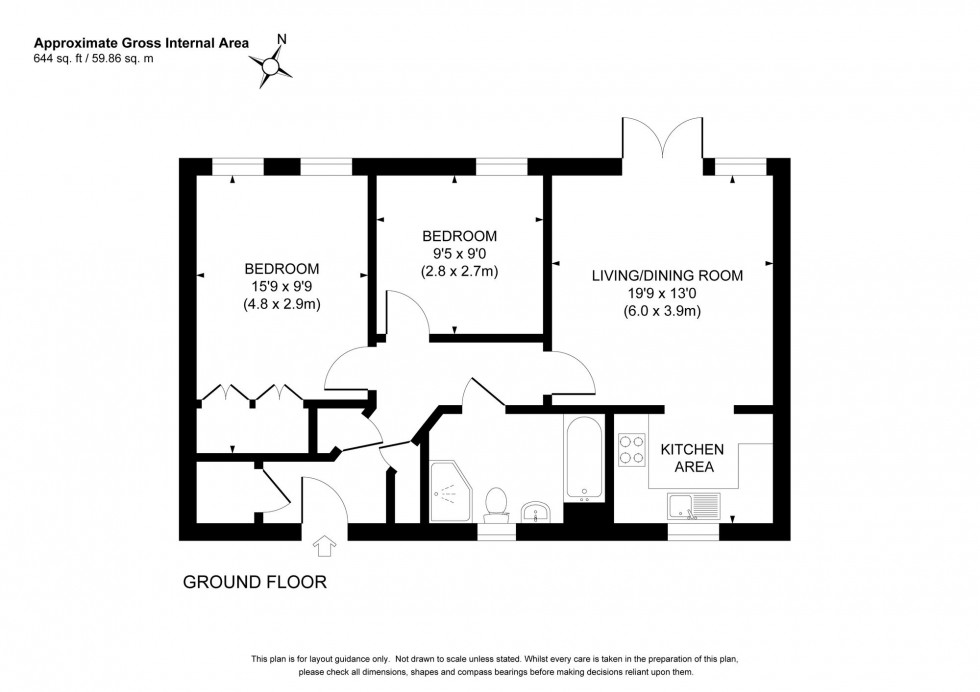 Floorplan for Updown Hill, Haywards Heath, RH16