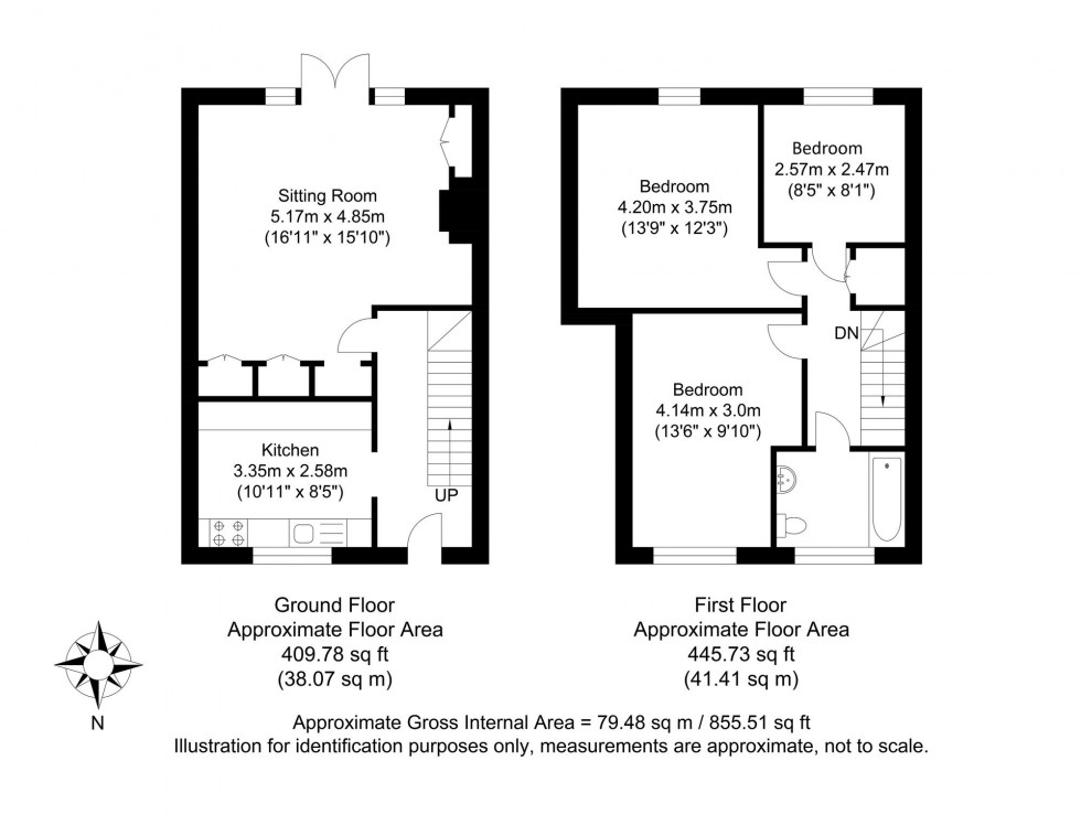 Floorplan for Crisp Road, Lewes, BN7
