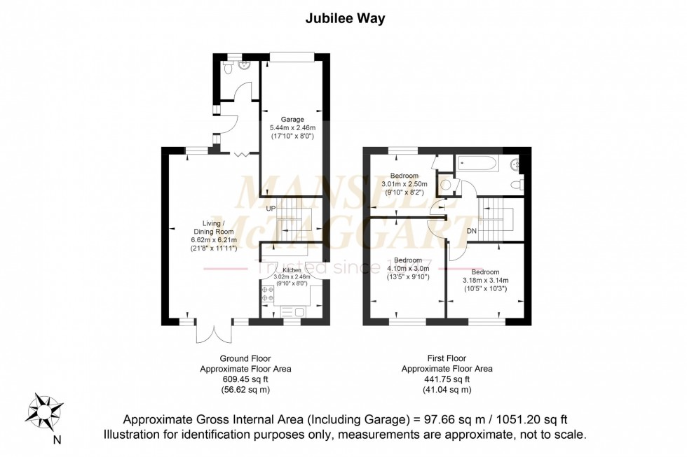 Floorplan for Jubilee Way, Storrington, RH20