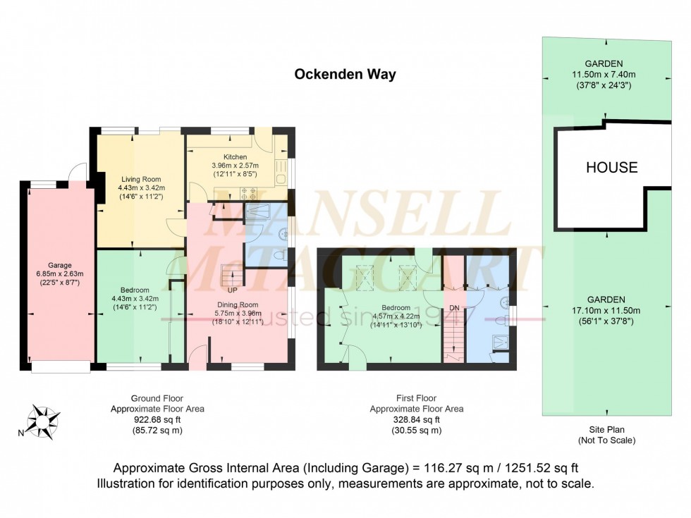 Floorplan for Ockenden Way, Hassocks, BN6