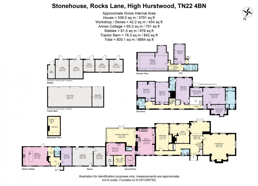 Floorplan for Rocks Lane, High Hurstwood, TN22
