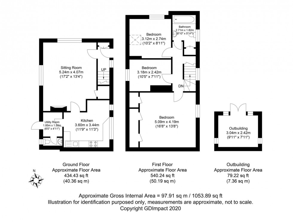 Floorplan for Hartfield Road, Forest Row, RH18