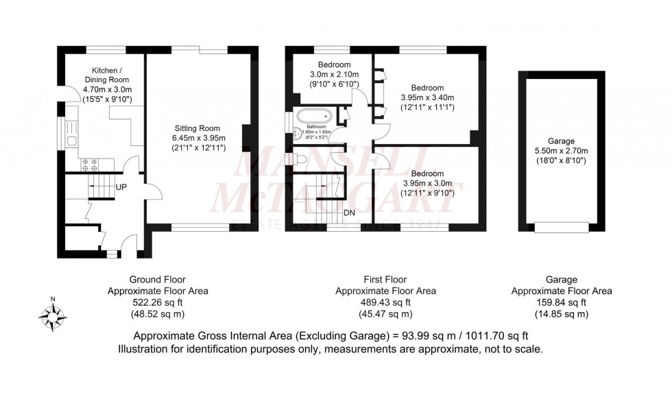 Floorplan for Honeywood Road, Horsham, RH13