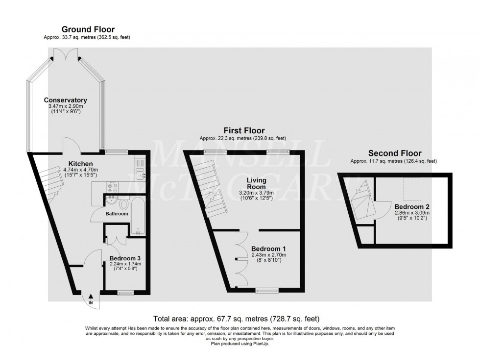 Floorplan for Lower Road, Forest Row, RH18