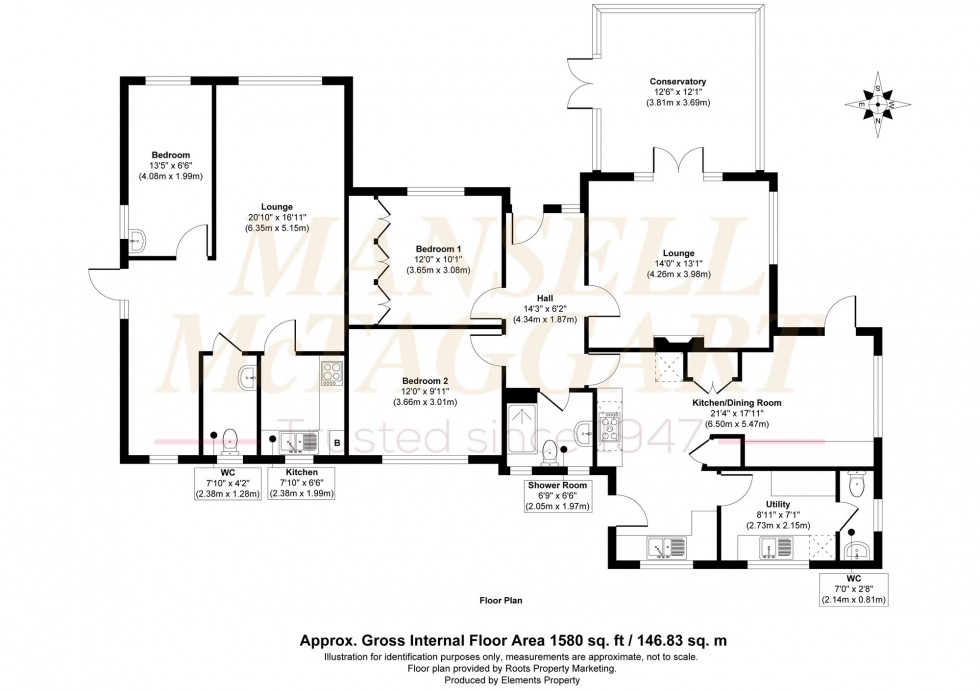 Floorplan for Newick Hill, Newick, BN8
