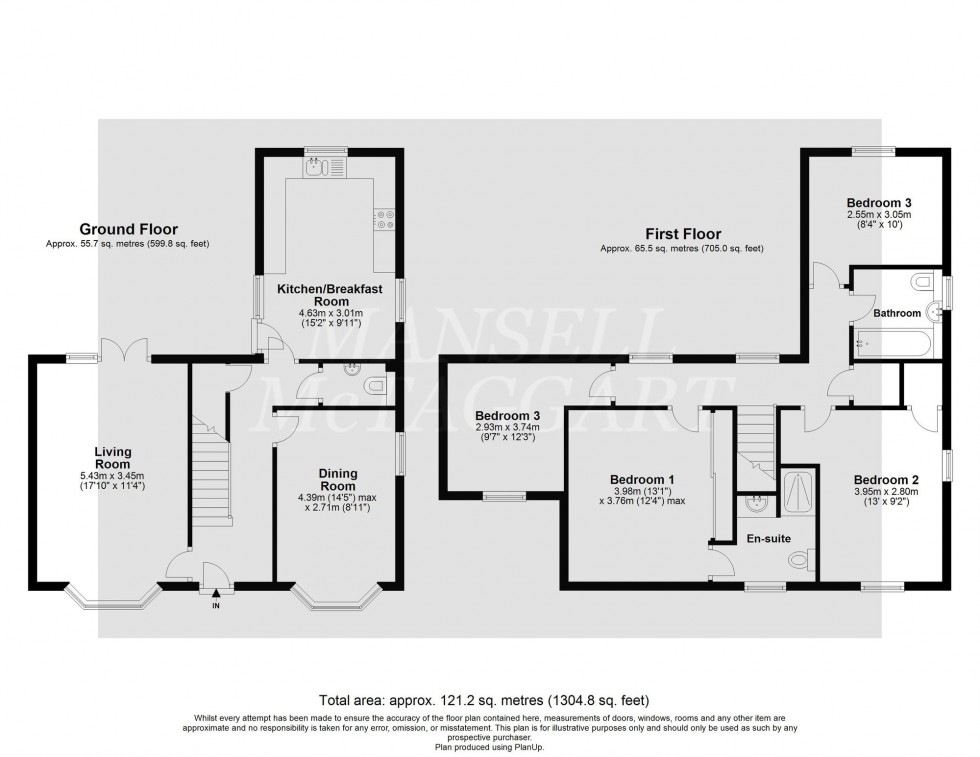 Floorplan for Hilda Dukes Way, East Grinstead, RH19