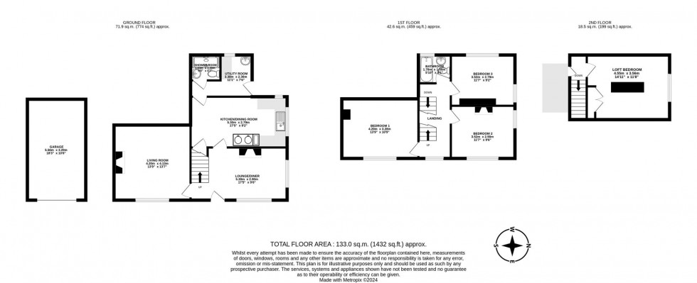 Floorplan for High Street, Hartfield, TN7