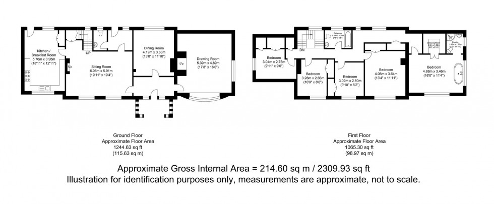 Floorplan for Whitesmith, Lewes, BN8