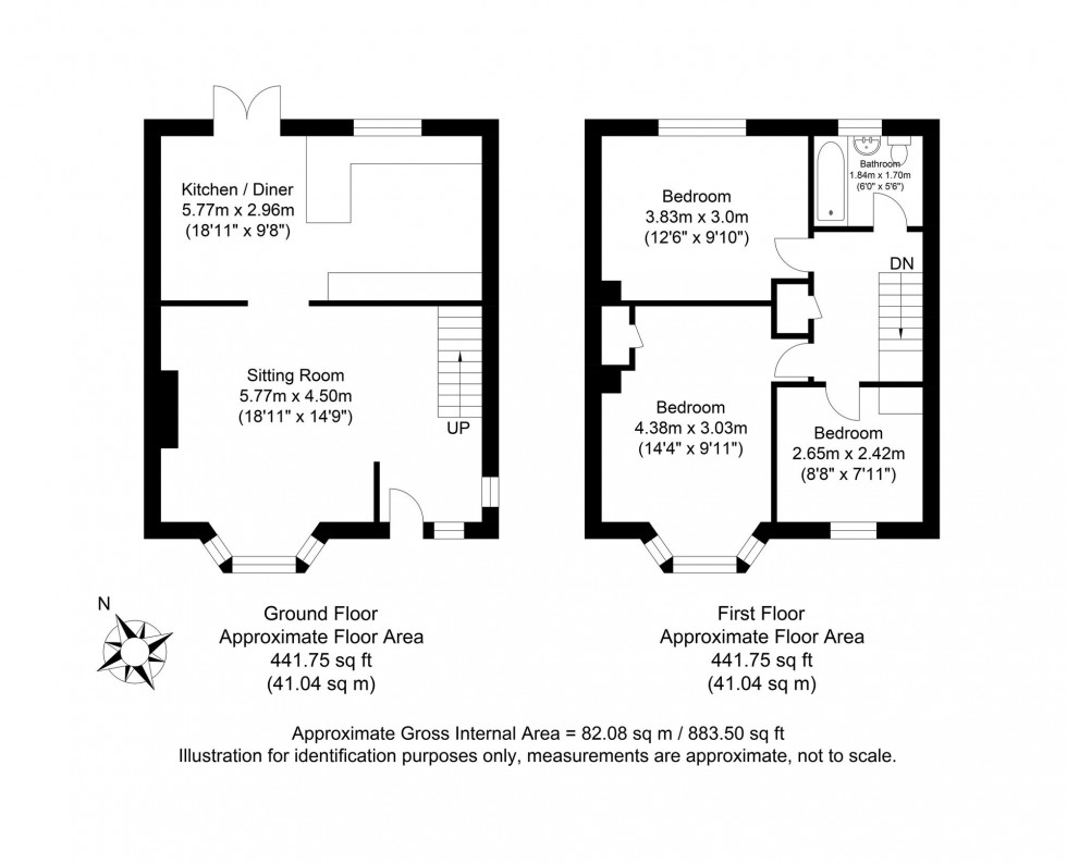Floorplan for The Lynchets, Lewes, BN7