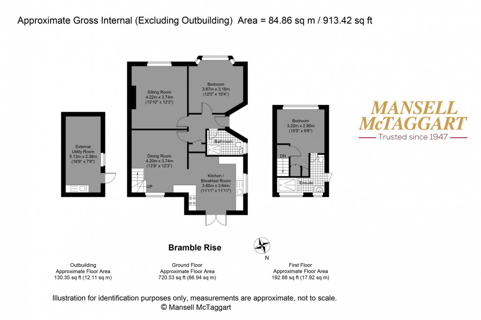 Floorplan for Bramble Rise, Brighton, BN1