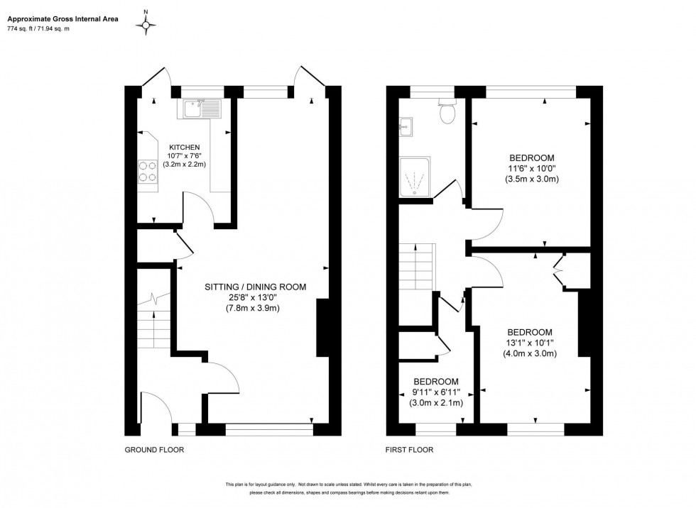 Floorplan for Fieldway, Lindfield, RH16