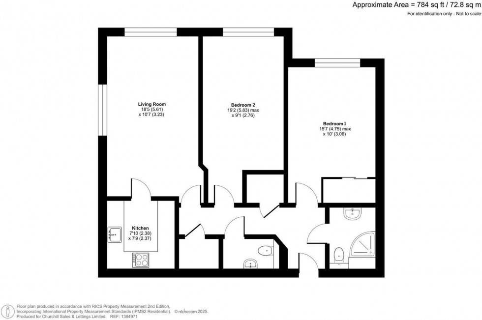 Floorplan for Church Road, Petlands Lodge, RH16