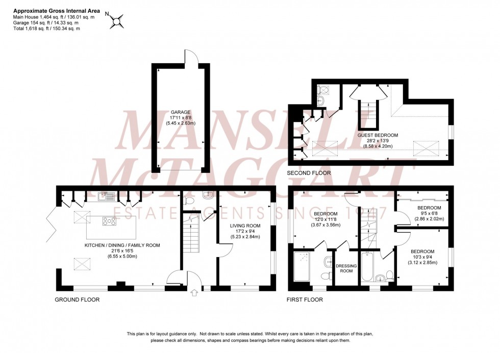 Floorplan for Sycamore Drive, Burgess Hill, RH15