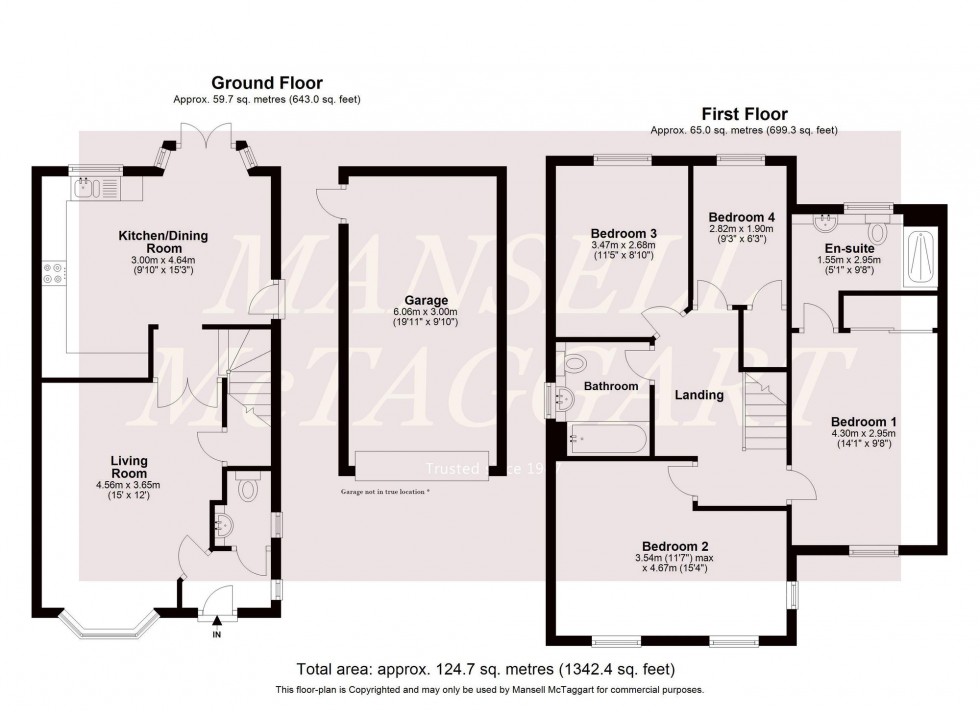 Floorplan for Hilda Dukes Way, East Grinstead, RH19