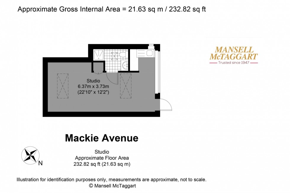 Floorplan for Mackie Avenue, Brighton, BN1