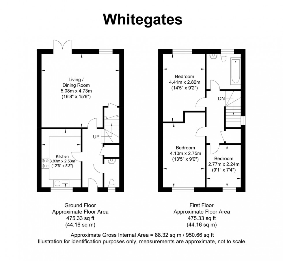 Floorplan for Silverwood Place, Uckfield, TN22