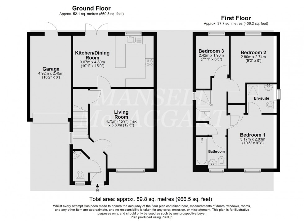 Floorplan for Bassett Road, Maidenbower, RH10